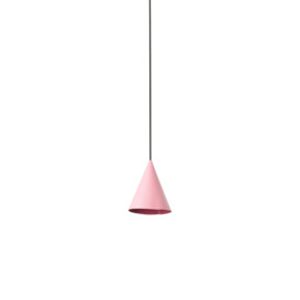 Fada LED Slim Dome Ceiling Pendant Light Pink 10cm - thumbnail 1