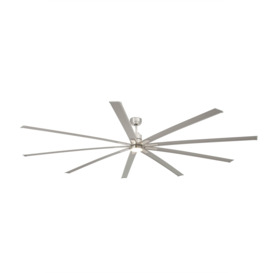 Manhattan Nickel Mat Ceiling Fan 9 Blades