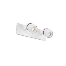 Coco Twin Spotlight Wall Lamp White 2x GU10 - thumbnail 1