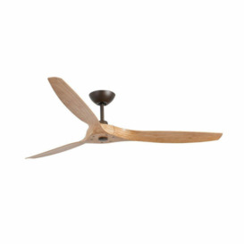 Morea Light Brown Ceiling Fan With DC Motor Smart - thumbnail 1