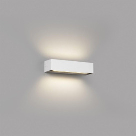 Doro13 Integrated LED Up Down Lighter Outdoor Wall Light White 3000K IP65