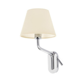 Eterna Reading Light Wall Light Chrome E27