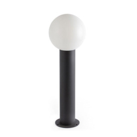 Moon Bollards Outdoor Ground Light Grey E27 IP44