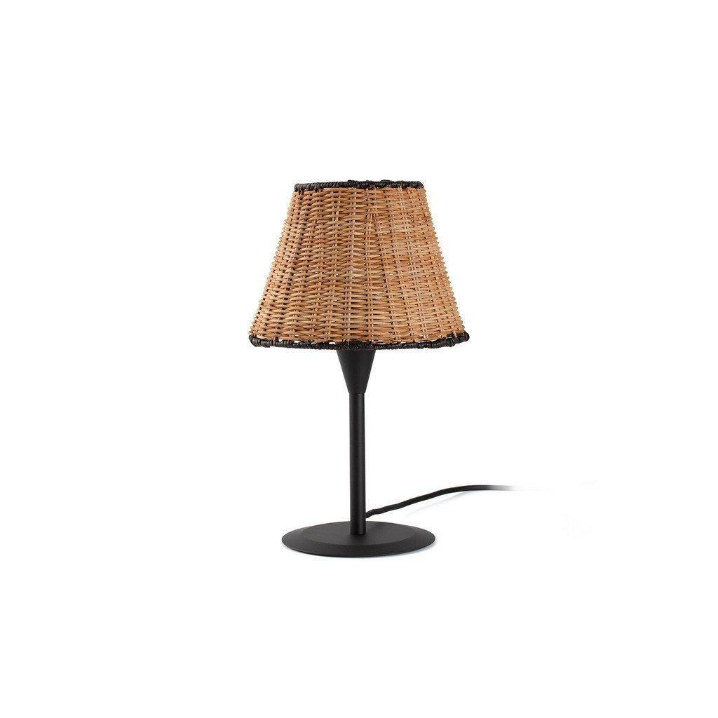 Sumba Black Rattan Mini Table Lamp 3000K - image 1