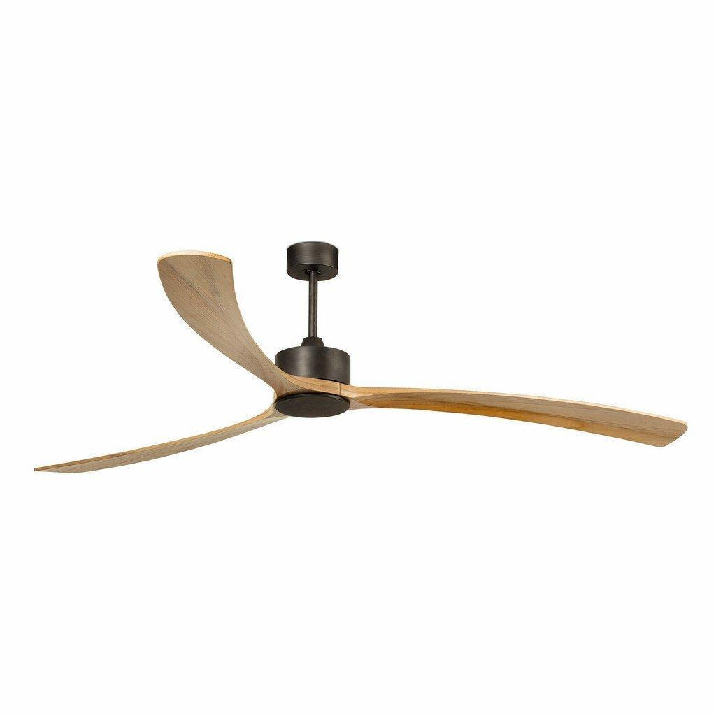 Kauai Designer Brown 3 Blade Ceiling Fan Smart - image 1