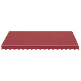 Replacement Fabric for Awning Burgundy Red 3.5x2.5 m - thumbnail 3