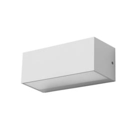 Ara 1 Light Outdoor Wall Light White IP65 - thumbnail 1