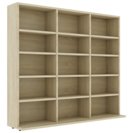 CD Cabinet Sonoma Oak 102x23x89.5 cm Engineered Wood - thumbnail 2