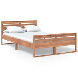Bed Frame Solid Teak Wood 120x200 cm - thumbnail 2