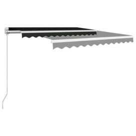 Manual Retractable Awning 350x250 cm Anthracite - thumbnail 3