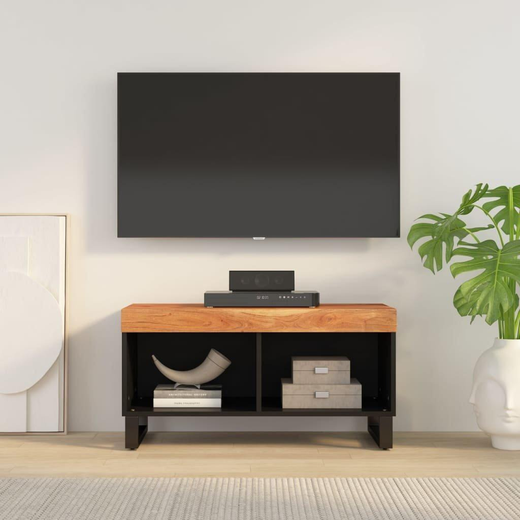 TV Cabinet 85x33x43.5 cm Solid Wood Acacia - image 1