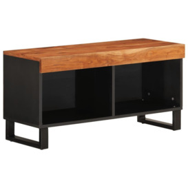 TV Cabinet 85x33x43.5 cm Solid Wood Acacia - thumbnail 2