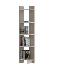 Alice Corner Bookcase Bookshelf Shelving Unit - thumbnail 2