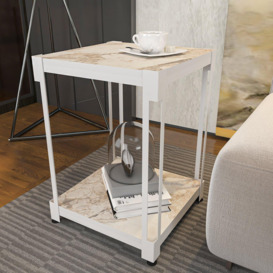 Zenas Industrial Design Side Table Coffee Table - thumbnail 2