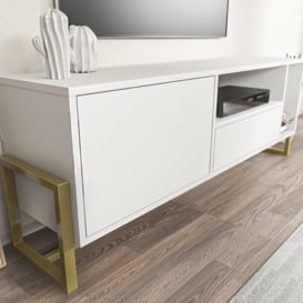 Utopia TV Stand TV Unit TV Cabinet with Shelves and One Cabinet - thumbnail 3