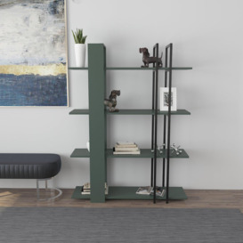 Onno 4-Tier Modern Bookcase Bookshelf Shelving Unit