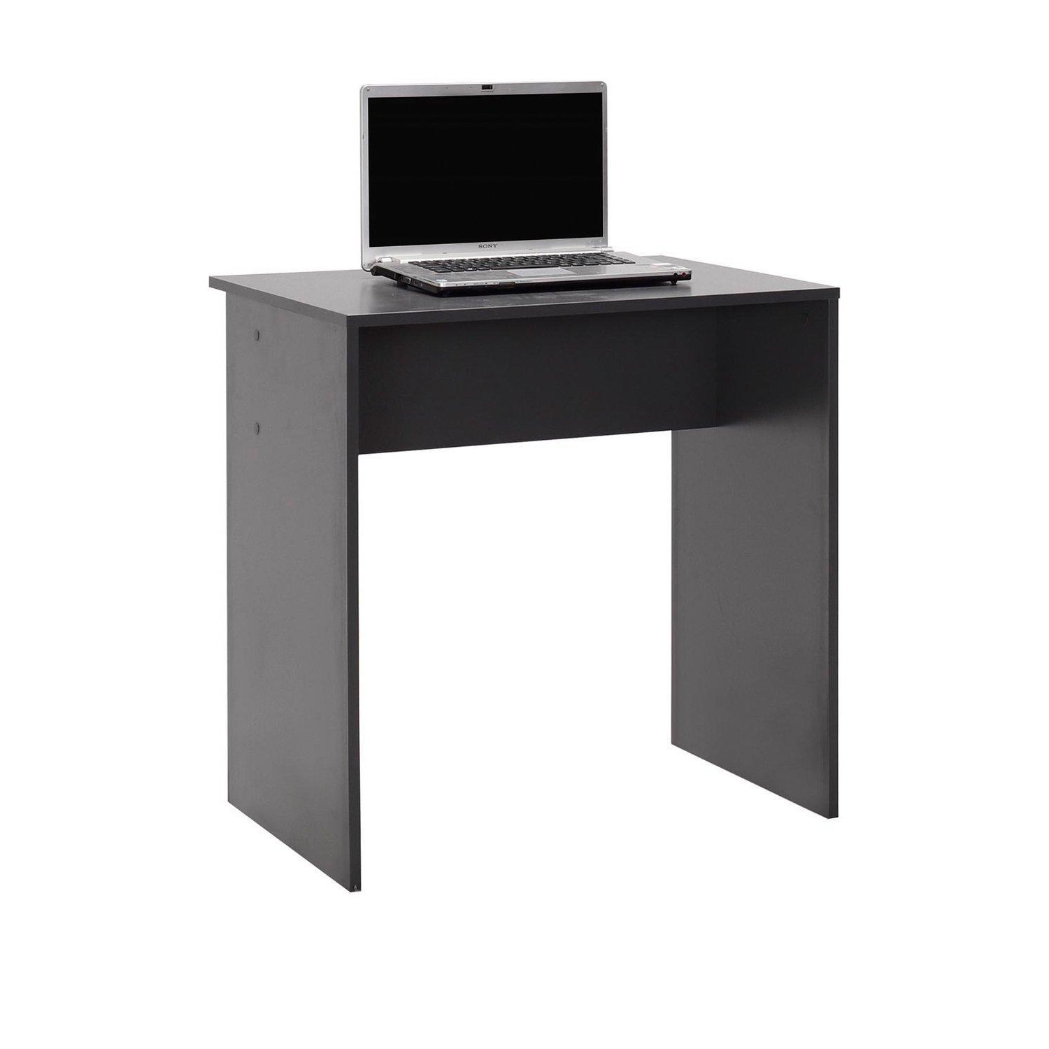 Simple Laptop Desk Anthracite Grey Finish - image 1