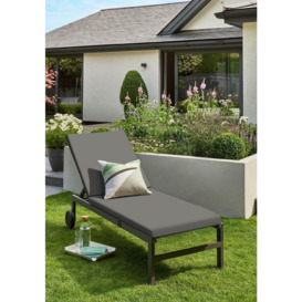 Titchwell Lounger in Grey