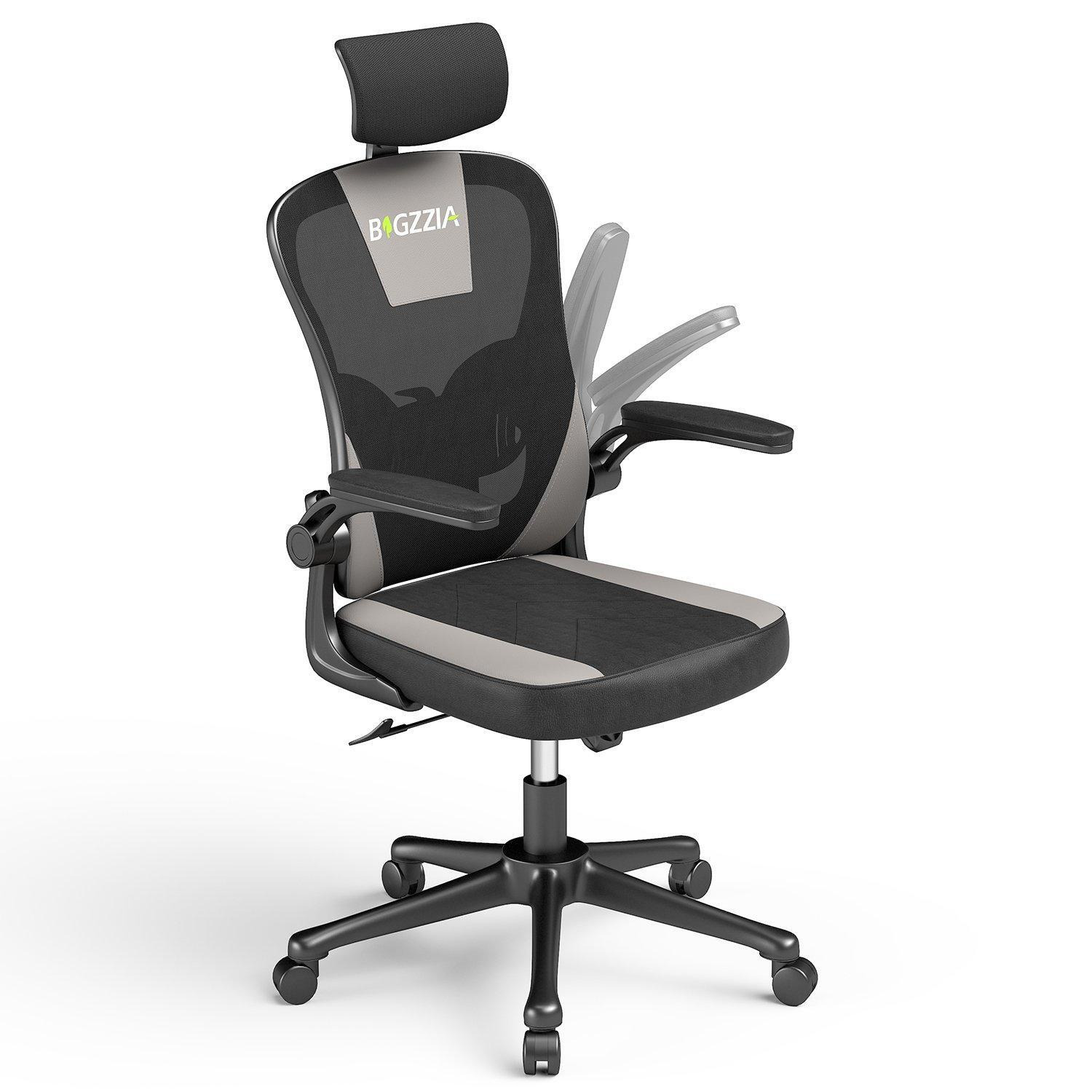 Computer Desk Chair with Adjustable Headrest for Meeting Room and Office - image 1