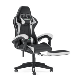 Ergonomic Gaming Chair with Footrest