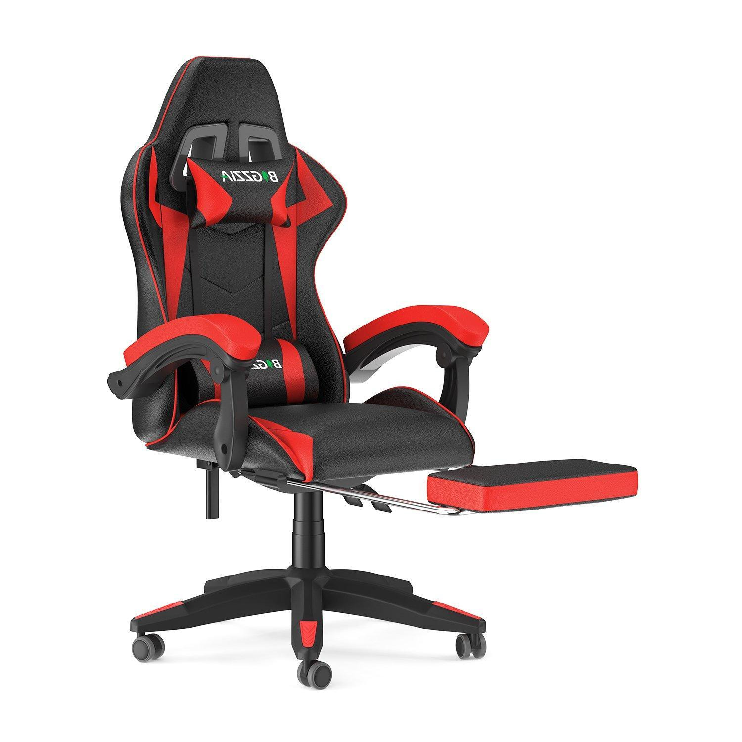 Ergonomic Gaming Chair with Footrest - image 1