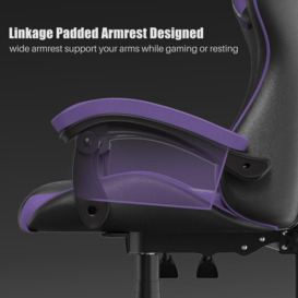 Gaming&Office Chair with Headrest and Lumbar Support-New Color - thumbnail 3