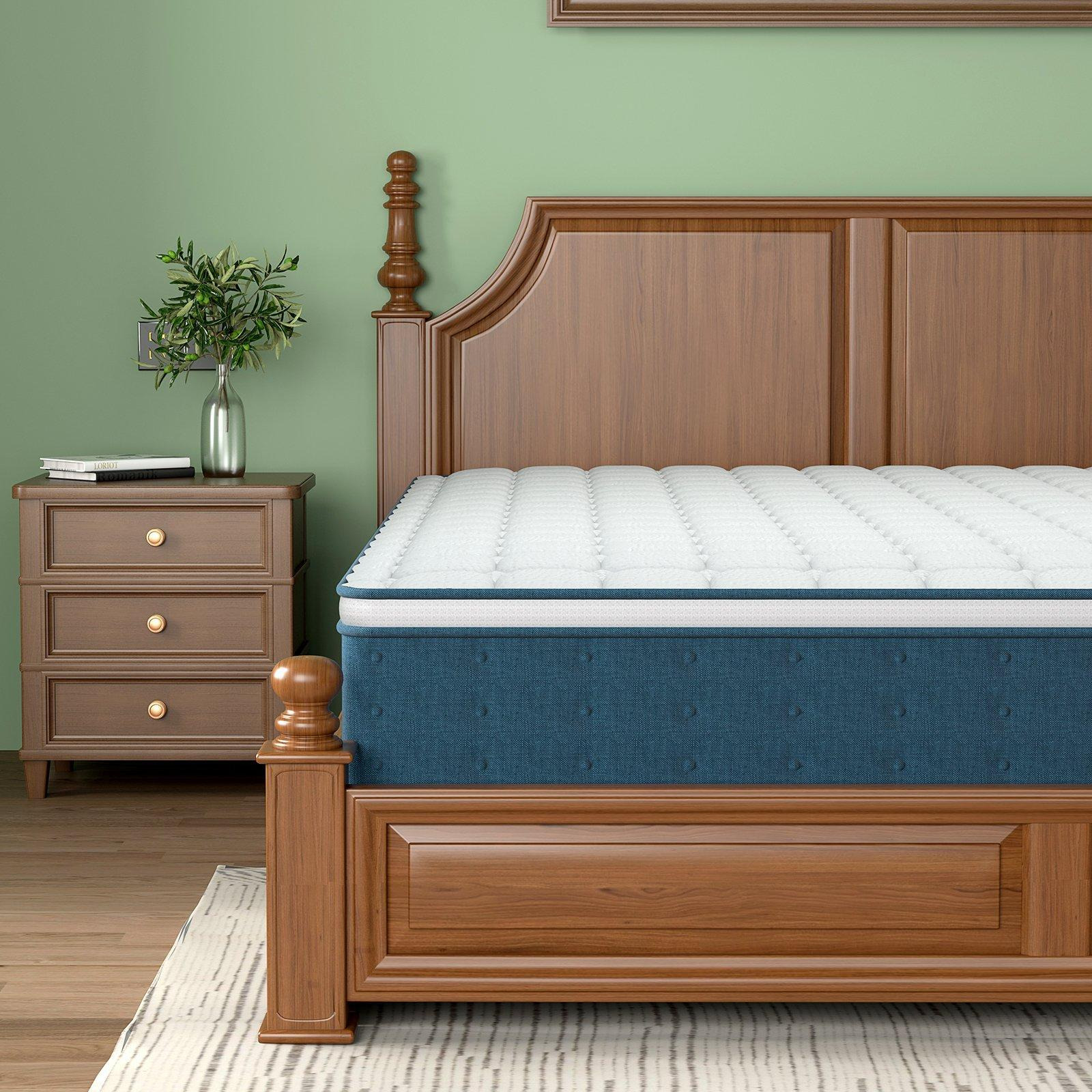 Zero Pressure Memory Foam and Individually Wrapped Spring Hybrid Mattress - image 1