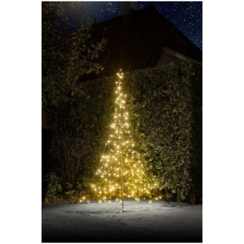 All Surface Outdoor Christmas Tree with Twinkling Lights - 2M 240 LED lights create a beautifully illuminated Christmas tree - thumbnail 1