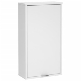 FMD Wall-mounted Bathroom Cabinet 36.8x17.1x67.3 cm White - thumbnail 1