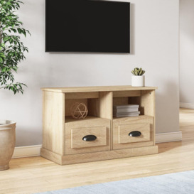 TV Cabinet Sonoma Oak 80x35x50 cm Engineered Wood