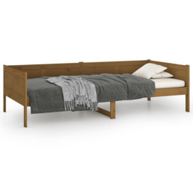 Day Bed Honey Brown Solid Wood Pine 80x200 cm - thumbnail 2