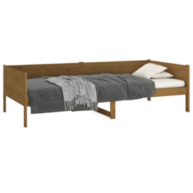 Day Bed Honey Brown Solid Wood Pine 80x200 cm - thumbnail 3