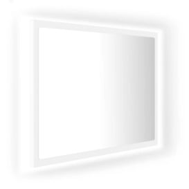 LED Bathroom Mirror White 60x8.5x37 cm Acrylic - thumbnail 2