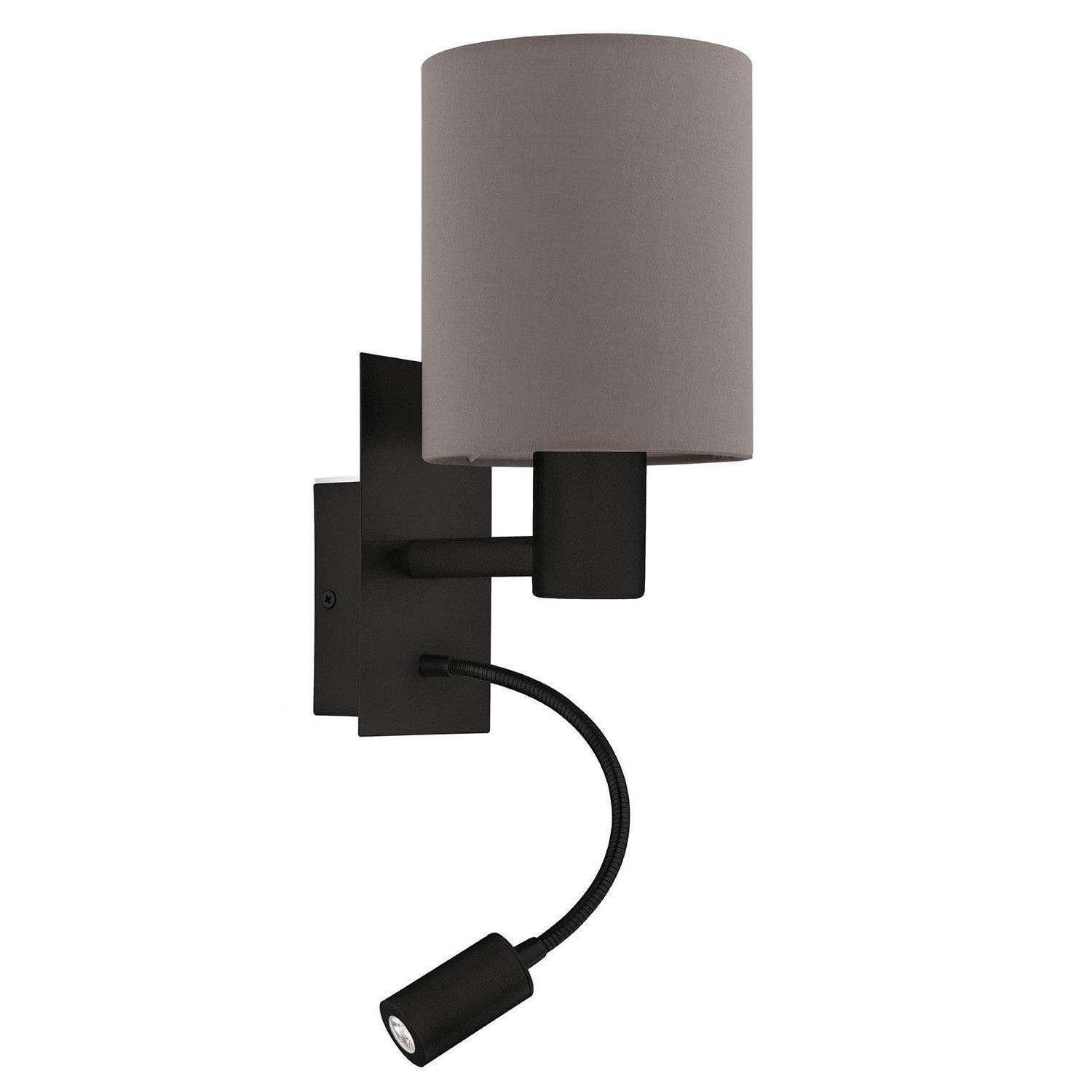 Pasteri Black/Brown Wall Lamp With Reading Light - image 1