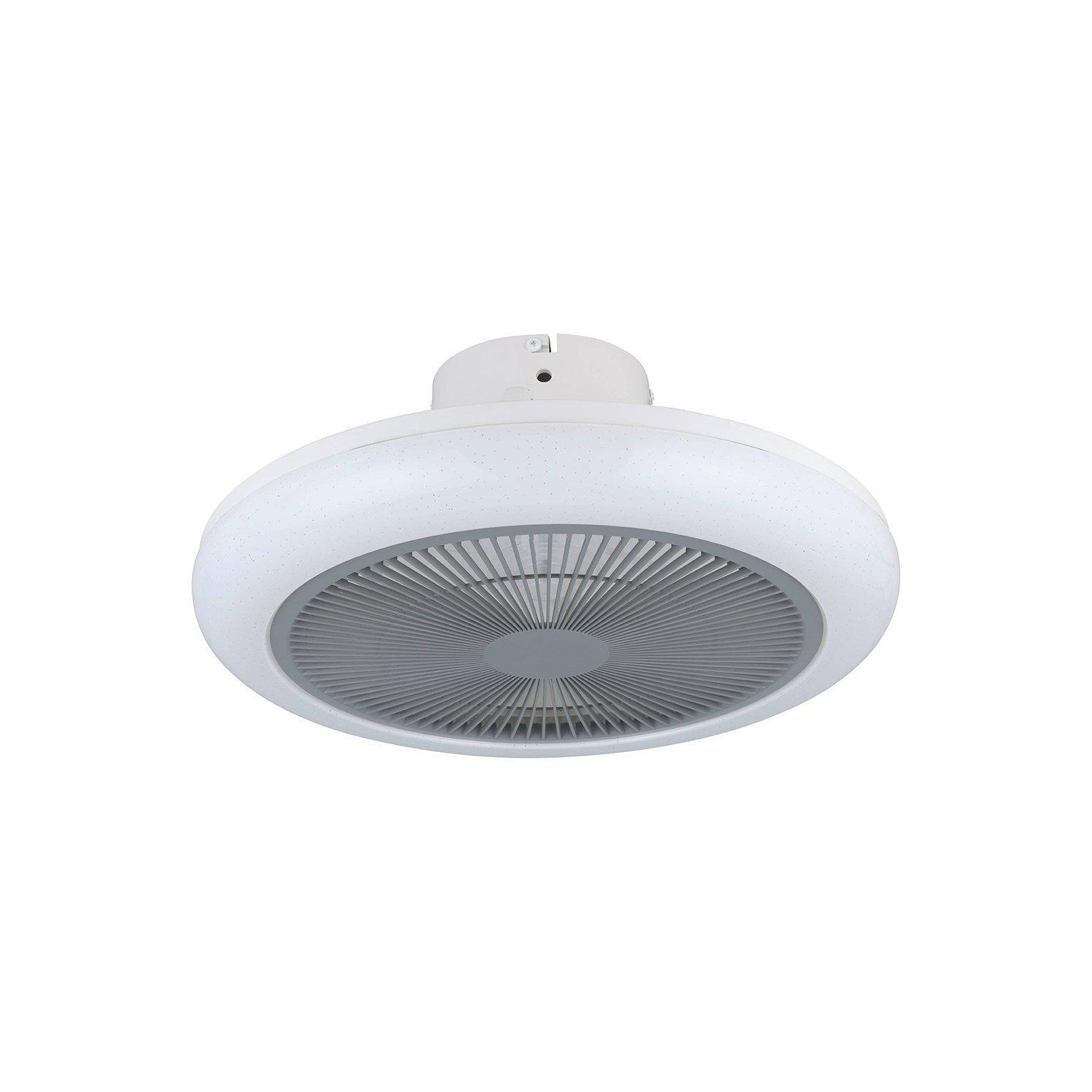 Kostrena Compact Grey Ceiling Fan With Integrated LEDs - image 1