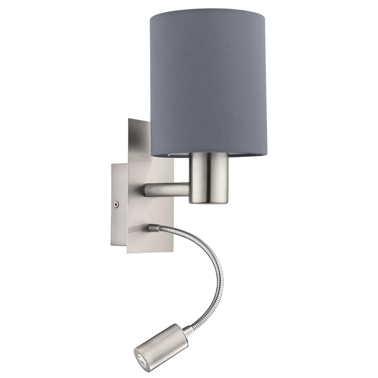 Pasteri Steel And Fabric Wall/ Reading Light - image 1
