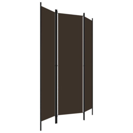 3-Panel Room Divider Brown 150x180 cm - thumbnail 3