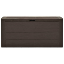 Garden Storage Box Brown 116x44x55 cm - thumbnail 2