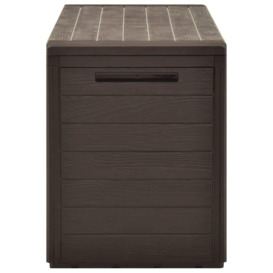 Garden Storage Box Brown 116x44x55 cm - thumbnail 3