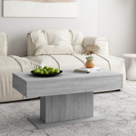 Coffee Table Grey Sonoma 96x50x45 cm Engineered Wood - thumbnail 1