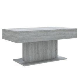 Coffee Table Grey Sonoma 96x50x45 cm Engineered Wood - thumbnail 2