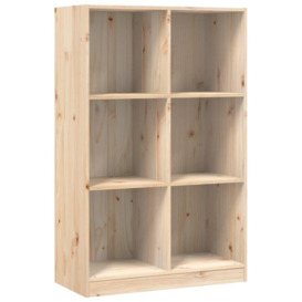 Bookcase 70x33x110 cm Solid Wood Pine - thumbnail 2