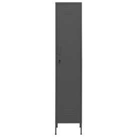 Locker Cabinet Anthracite 35x46x180 cm Steel - thumbnail 3