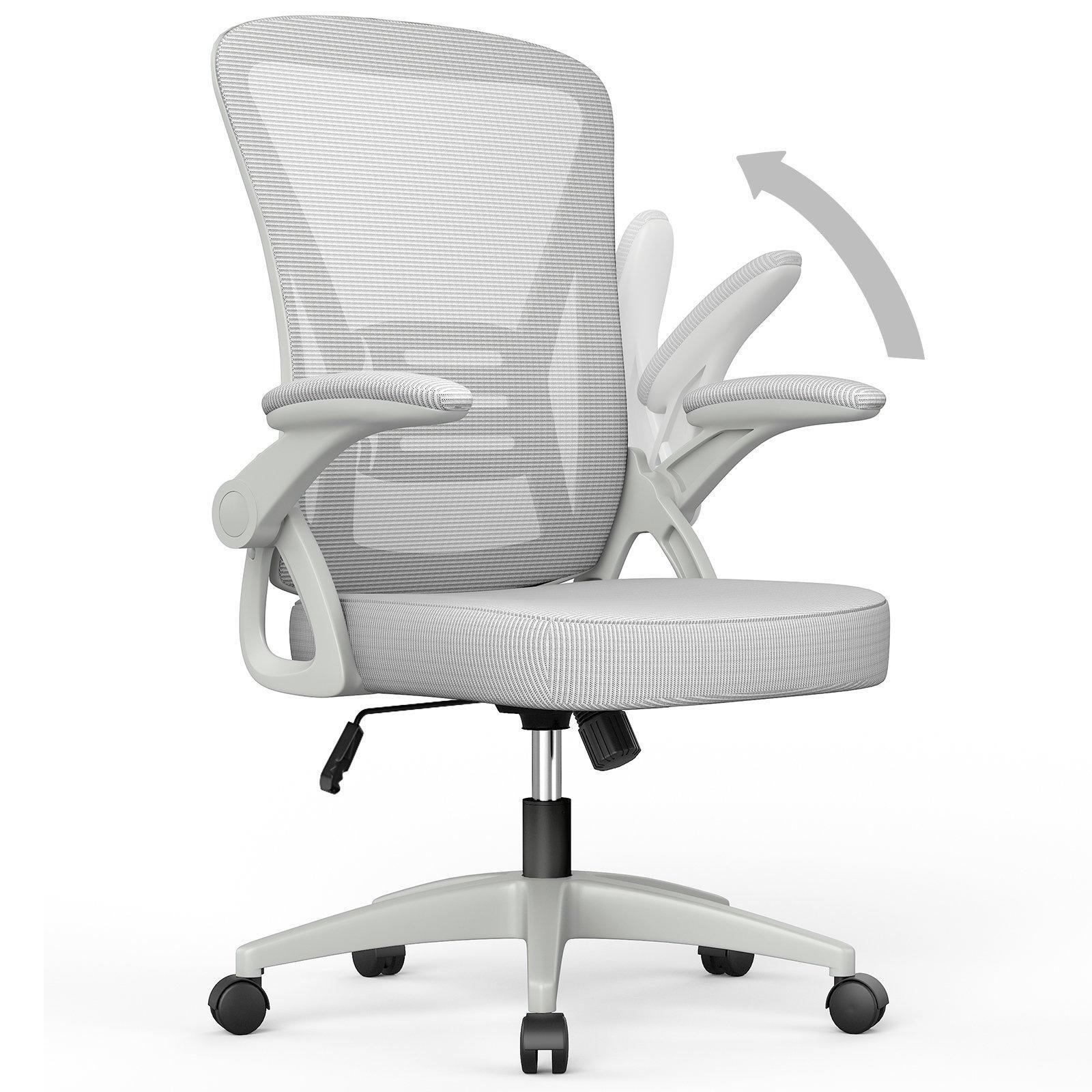 Office Chair with 360° Rotation Seat and Adjustable Armrests - image 1