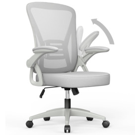 Office Chair with 360° Rotation Seat and Adjustable Armrests - thumbnail 1