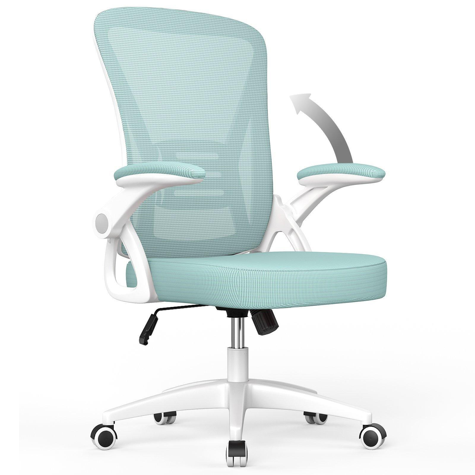 Office Chair with 360° Rotation Seat and Adjustable Armrests - image 1