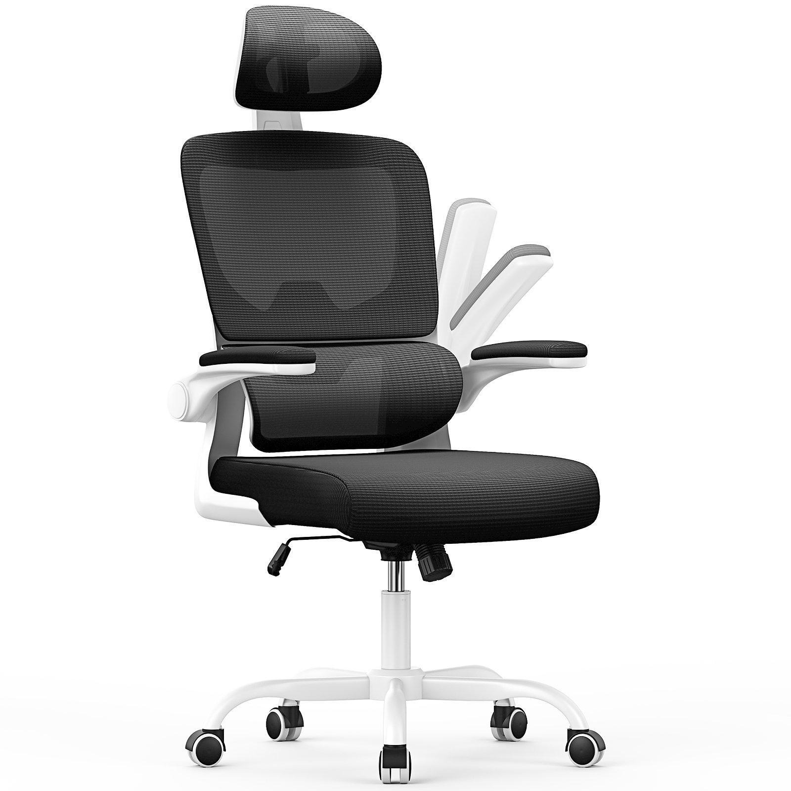 Large Ergonomic Desk Chairs,High Back Computer Chair with Lumbar Support, Breathable Mesh, Adjustable Headrest and Armrests - image 1