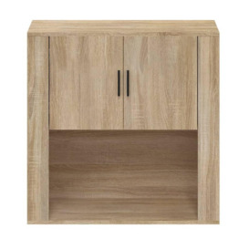 Wall Cabinet Sonoma Oak 80x33x80 cm Engineered Wood - thumbnail 3