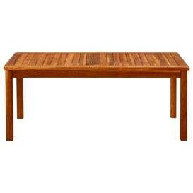 Garden Coffee Table 110x60x45 cm Solid Acacia Wood - thumbnail 3