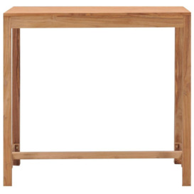 Garden Bar Table 110x60x105 cm Solid Teak Wood - thumbnail 2